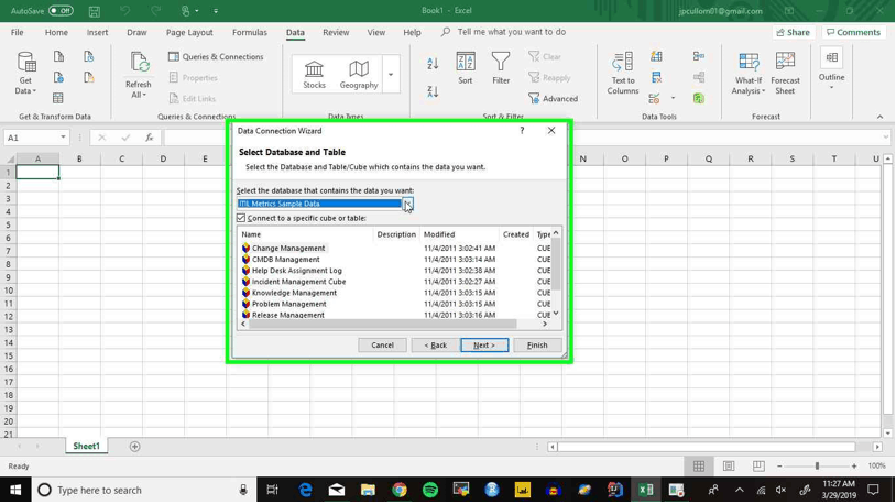 Basic Time Series Analysis, Excel BMC Remedy ITSM | | Northcraft Analytics